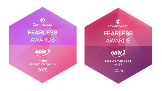 CDW Wins two Commvault Fearless Awards